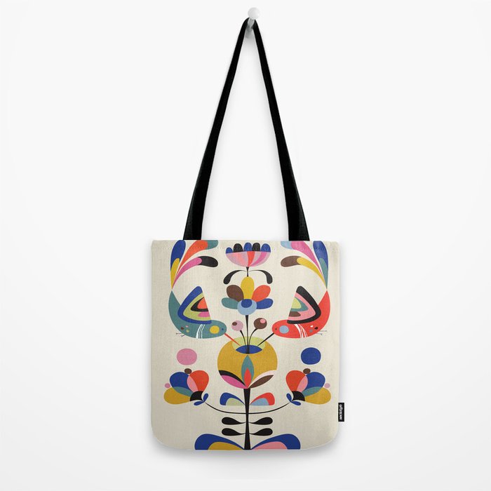 Hummingbirds & Flowers Tote Bag Gallery Image 2