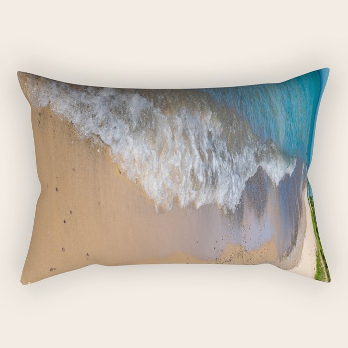Lake Michigan Beach, Charlevoix - II Rectangular Pillow Gallery Image 1