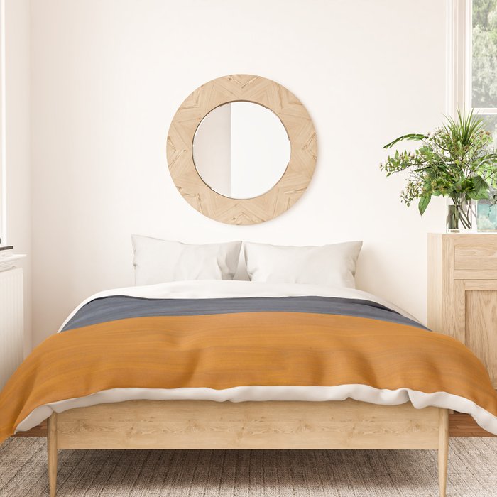 Golden Night Rothko Inspired Mid Century Modern Minimalist Color Field Duvet Cover Gallery Image 3