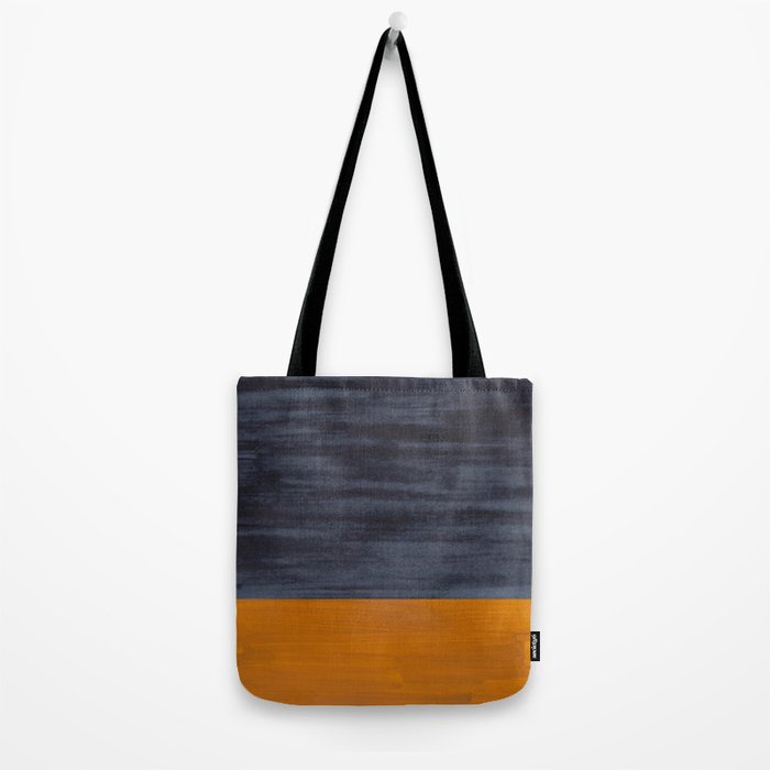 Golden Night Rothko Inspired Mid Century Modern Minimalist Color Field Tote Bag Gallery Image 2