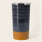 Golden Night Rothko Inspired Mid Century Modern Minimalist Color Field Travel Mug Gallery Image 1