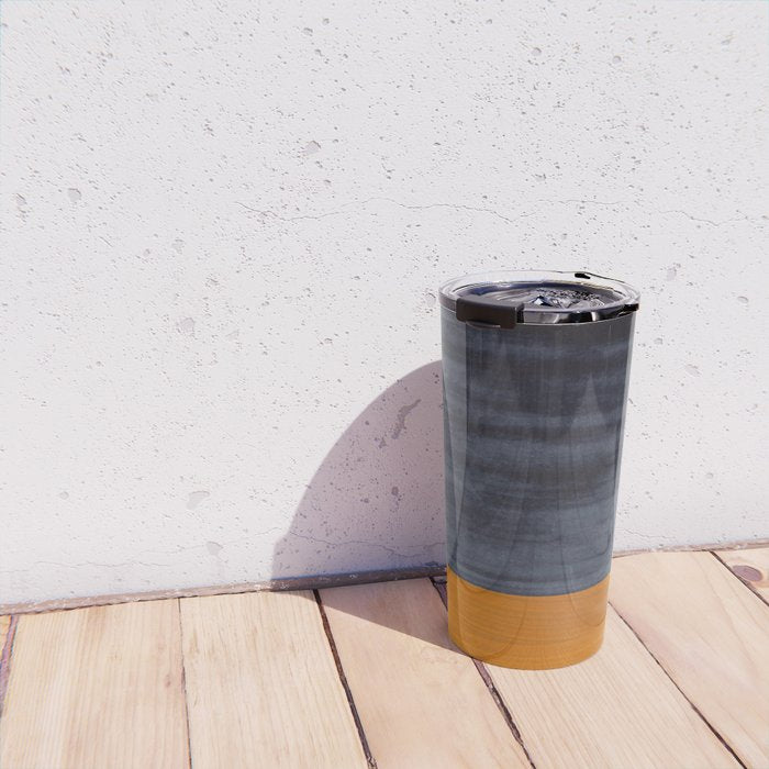 Golden Night Rothko Inspired Mid Century Modern Minimalist Color Field Travel Mug Gallery Image 4