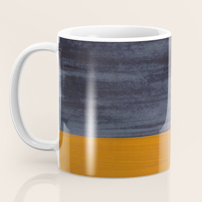 Golden Night Rothko Inspired Mid Century Modern Minimalist Color Field Coffee Mug Gallery Image 3