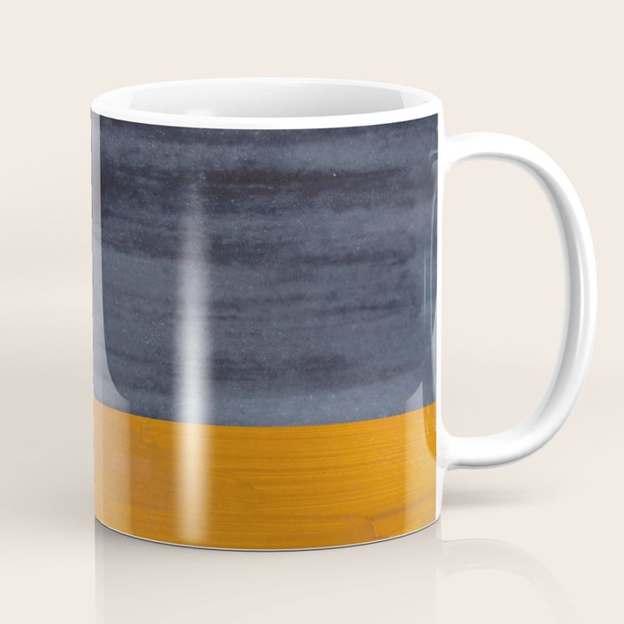 Golden Night Rothko Inspired Mid Century Modern Minimalist Color Field Coffee Mug Gallery Image 1