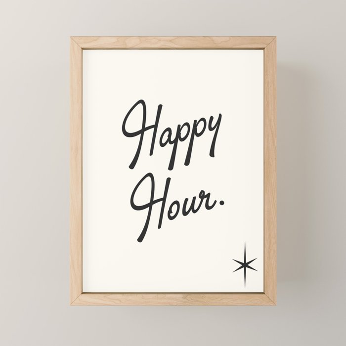 Happy Hour Mini Art Print Gallery Image 1