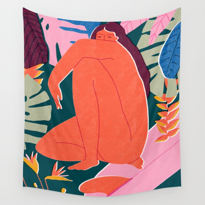 Island noon Wall Tapestry Gallery Image 4