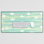 Whimsical Paper Boats Desk Mat Gallery Image 1