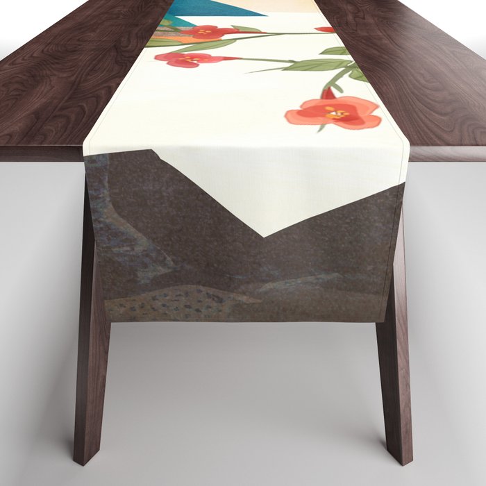  Warm spring sunshine at the bay Table Runner Gallery Image 1