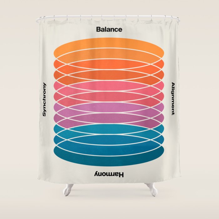 The Circles of Life Shower Curtain Gallery Image 1