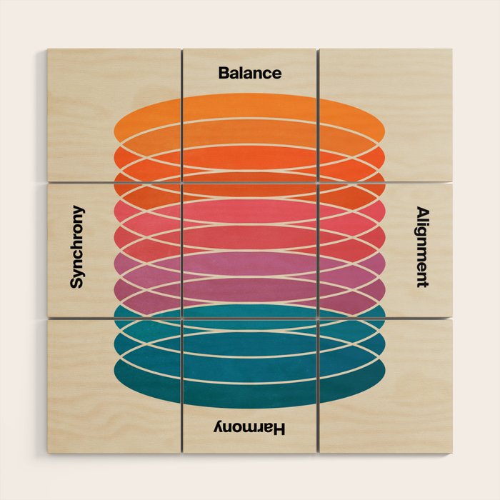 The Circles of Life Wood Wall Art Gallery Image 1