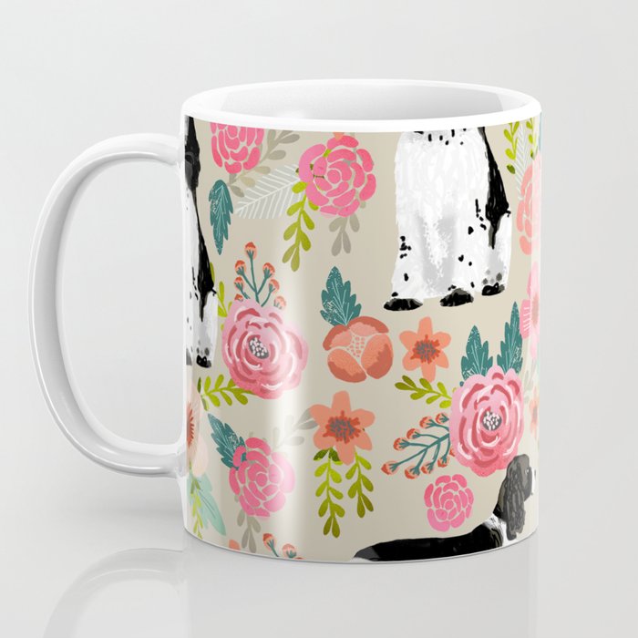 English Springer Spaniel dog breed florals dog gifts for dog lovers dog breeds Coffee Mug Gallery Image 3