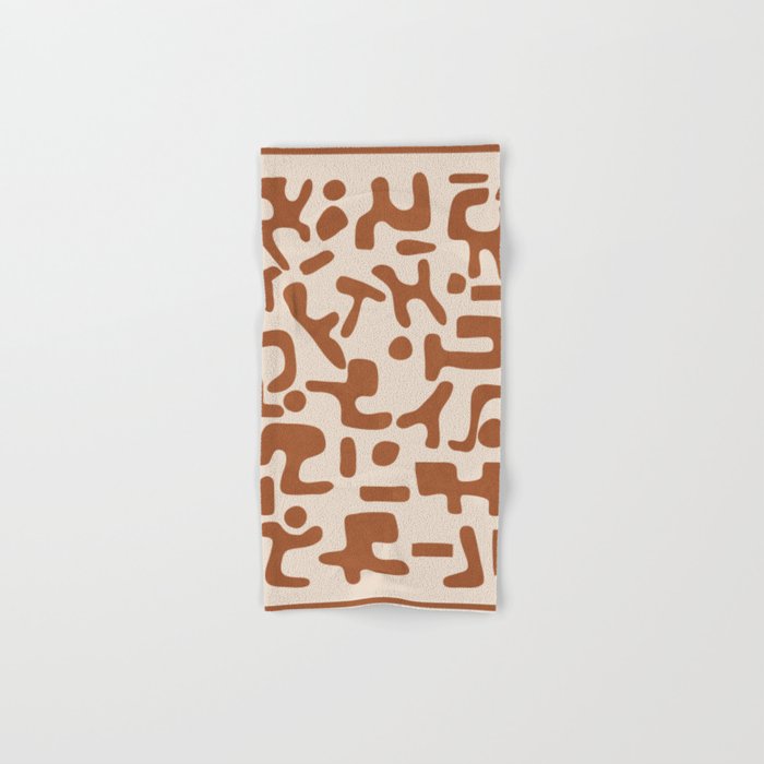 Organic Contemporary Modern Shapes 07 Bath Towel Gallery Image 1