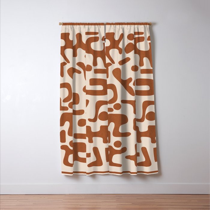 Organic Contemporary Modern Shapes 07 Window Curtain Gallery Image 3