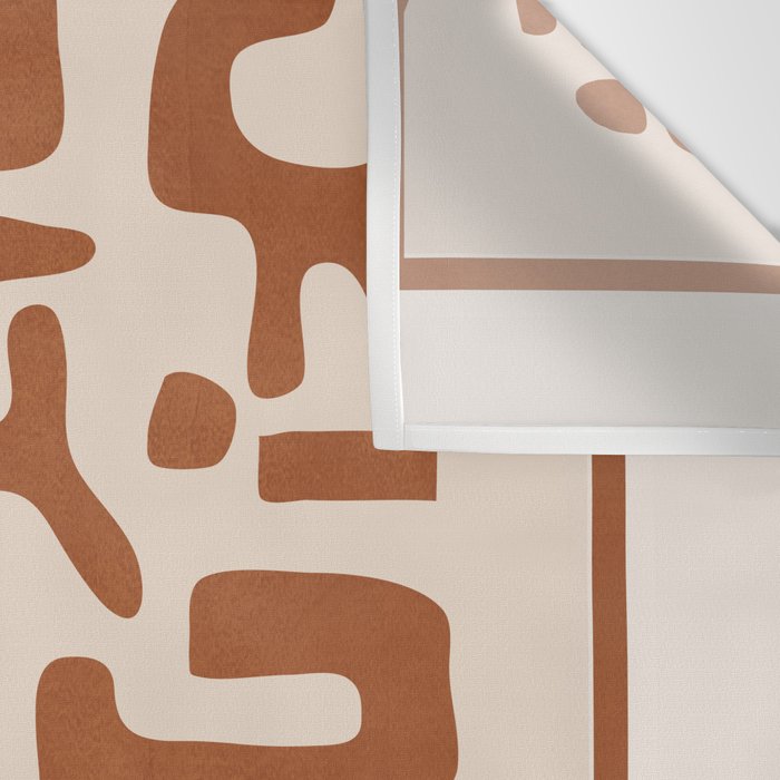 Organic Contemporary Modern Shapes 07 Wall Tapestry Gallery Image 3