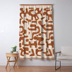 Organic Contemporary Modern Shapes 07 Window Curtain Gallery Image 5