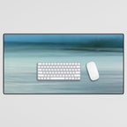 storm on the horizon - abstract ocean landscape photograph Desk Mat Gallery Image 1
