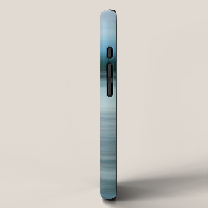 storm on the horizon - abstract ocean landscape photograph iPhone Case Gallery Image 2