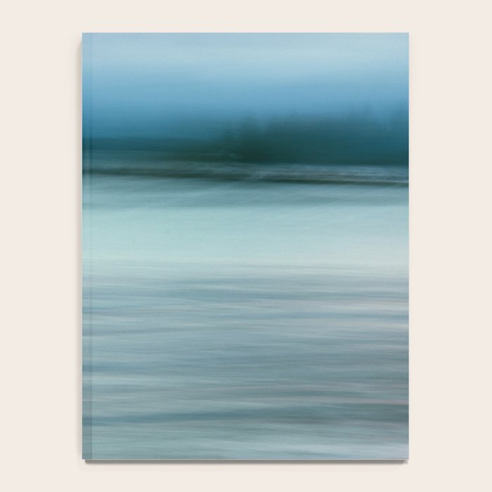 storm on the horizon - abstract ocean landscape photograph Notebook Gallery Image 4