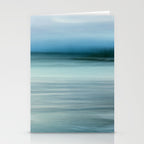 storm on the horizon - abstract ocean landscape photograph Stationery Card Gallery Image 2