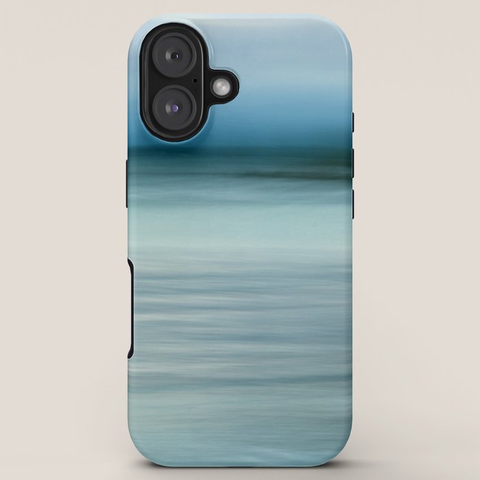 storm on the horizon - abstract ocean landscape photograph iPhone Case Gallery Image 5