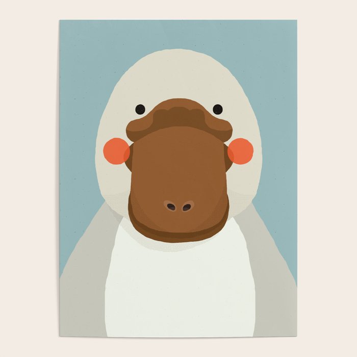 Platypus, Animal Portrait Poster Gallery Image 1