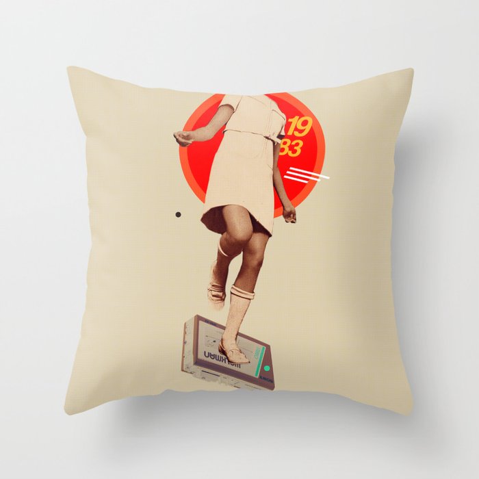 1983 Throw Pillow Gallery Image 1