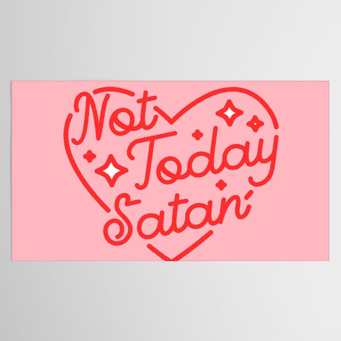 not today satan II Tablecloth Gallery Image 2