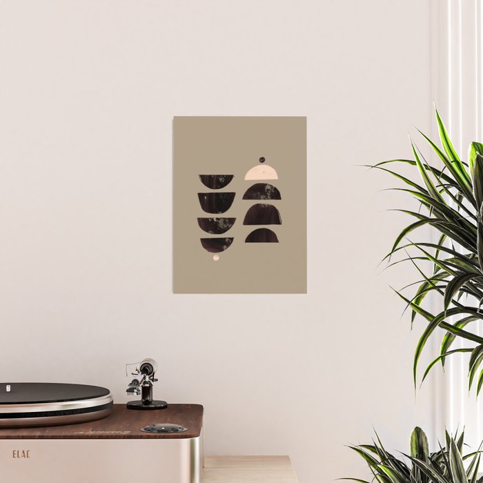 Abstract Bohemian Art Print Matisse Muted Art Print Poster Gallery Image 2