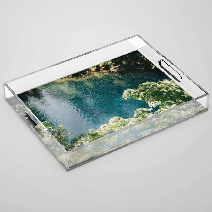 Blue Pool Acrylic Tray Gallery Image 1