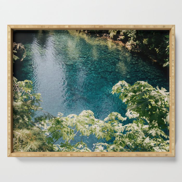 Blue Pool Serving Tray Gallery Image 1