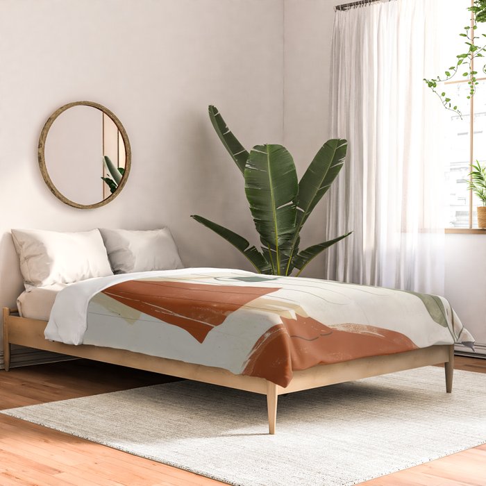 Still Life with Girl and Growing Plant Comforter Gallery Image 2