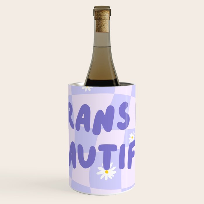 Trans is Beautiful Wine Chiller Gallery Image 1