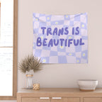 Trans is Beautiful Wall Tapestry Gallery Image 2
