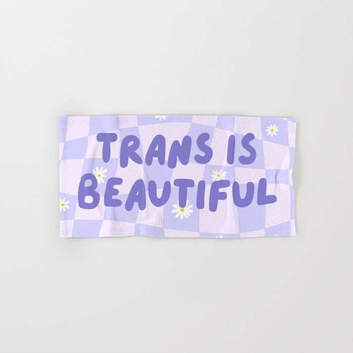 Trans is Beautiful Bath Towel Gallery Image 1