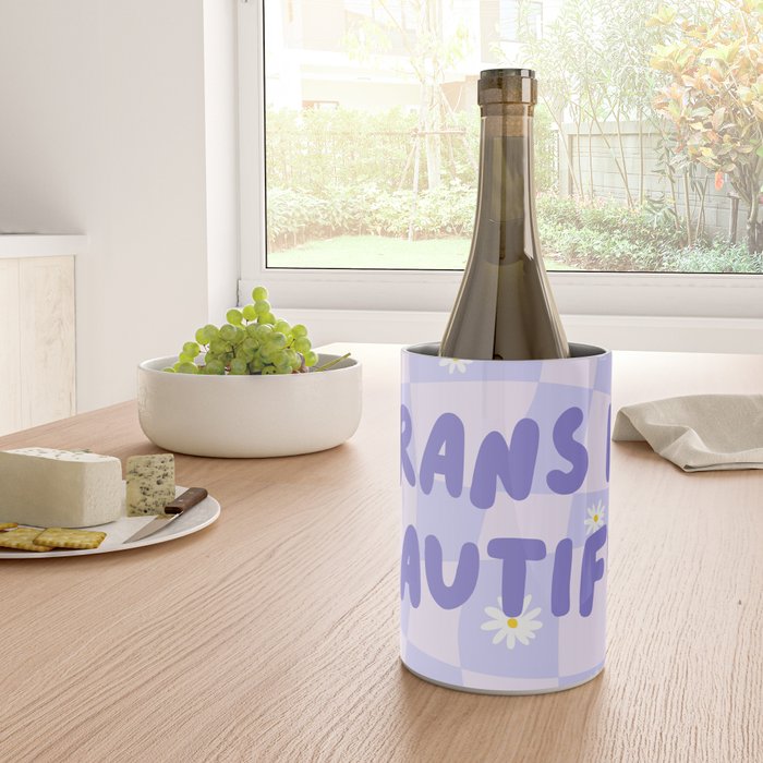 Trans is Beautiful Wine Chiller Gallery Image 4