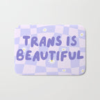 Trans is Beautiful Bath Mat Gallery Image 1