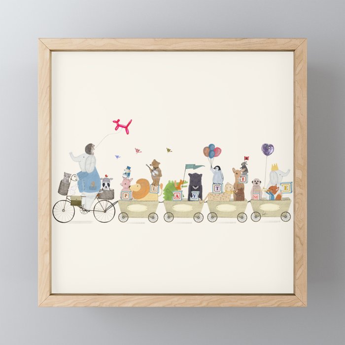 playtime parade Mini Art Print Gallery Image 1