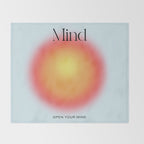 Mind: Aura Gradient 01 Throw Blanket Gallery Image 2