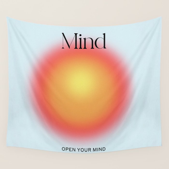 Mind: Aura Gradient 01 Wall Tapestry Gallery Image 4