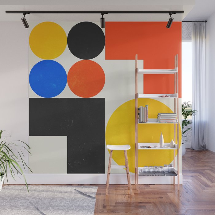 Balance 03: Bauhaus Mid-Century Edition Wall Mural Gallery Image 1
