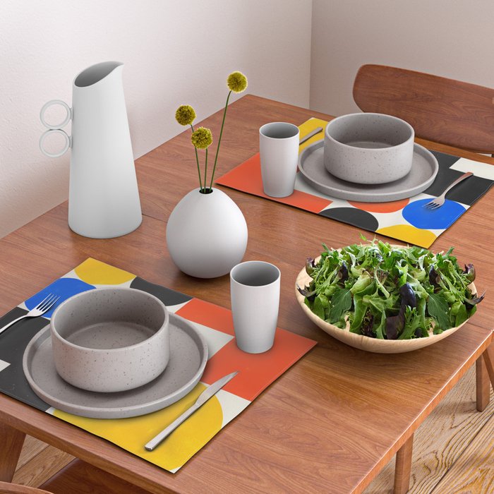 Balance 03: Bauhaus Mid-Century Edition Placemat Gallery Image 2