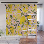 Lemon Blooms - Blush Palette Wall Mural Gallery Image 1