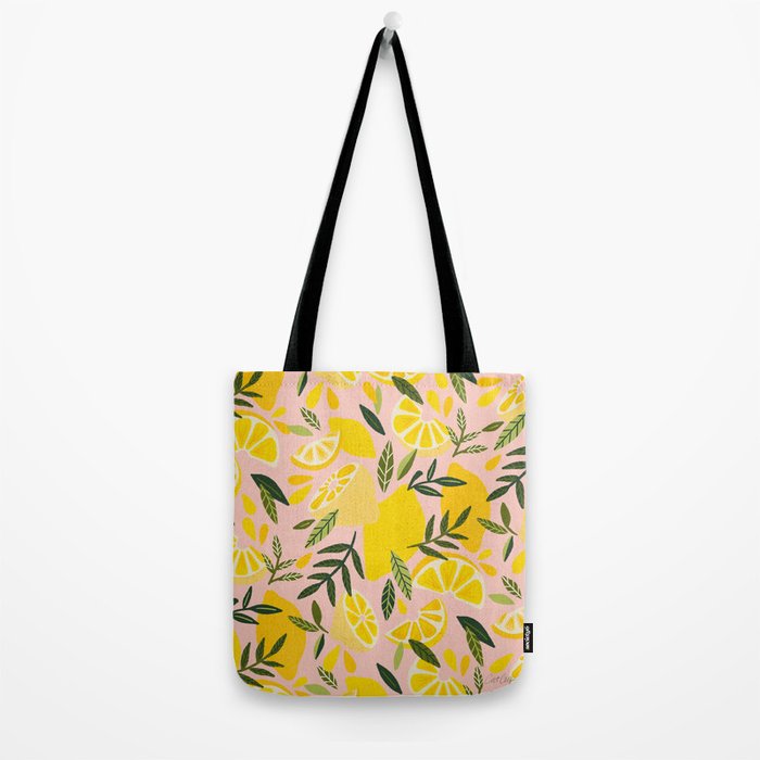 Lemon Blooms - Blush Palette Tote Bag Gallery Image 2