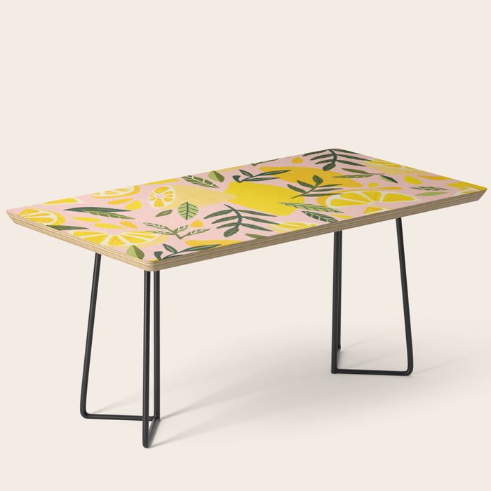 Lemon Blooms - Blush Palette Coffee Table Gallery Image 1