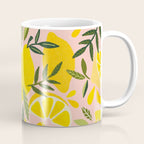 Lemon Blooms - Blush Palette Coffee Mug Gallery Image 1