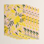 Lemon Blooms - Blush Palette Wrapping Paper Gallery Image 3