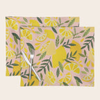 Lemon Blooms - Blush Palette Placemat Gallery Image 1