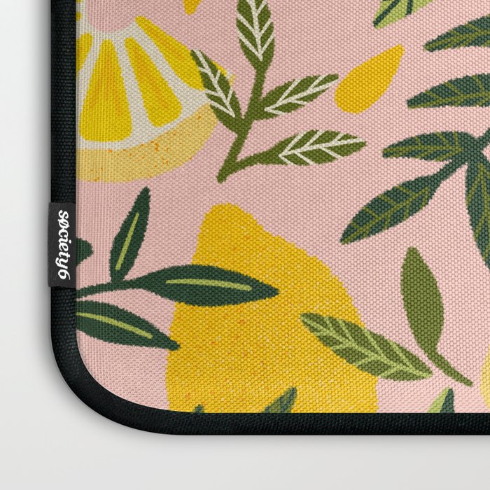 Lemon Blooms - Blush Palette Laptop Sleeve Gallery Image 3