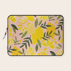 Lemon Blooms - Blush Palette Laptop Sleeve Gallery Image 1