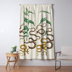 Vipers Aspis hugyi Serpentes Shinus molle Poster Print by Albertus SEBA Window Curtain Gallery Image 5